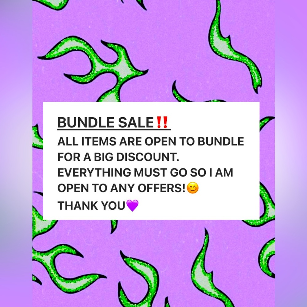 CLEAROUT SALE!!!